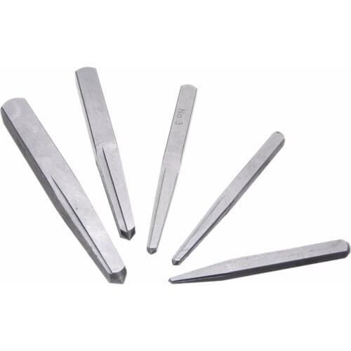 5Pcs Screw Extractor Broken Screw Extractors Damaged Bolt Remover Set Easy Out 3-18mm for Drill Bits Mayitr