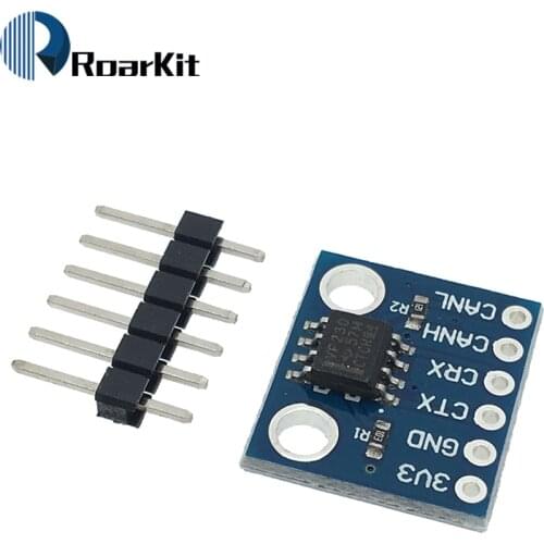 5PCS/LOT SN65HVD230 CAN Bus Transceiver Communication Module Thermal Protection Slope Control Logic for Arduino Controller Board