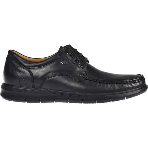 Mens Casual Shoes Genuine Leather Comfort Black Color Inverted Leather Comfortable Fit Orthopedic Insole Suitable for Foot Anatomy Lace-Up Classic Shoes Fashion Business Suit Wedding Event 308004