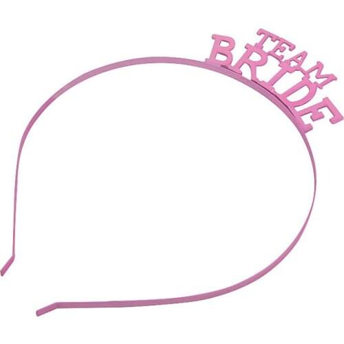 Team Bride Decoration Bridesmaid Bridal Shower Head Wear Bachelorette Party Supplies Wedding Party Decor HW42