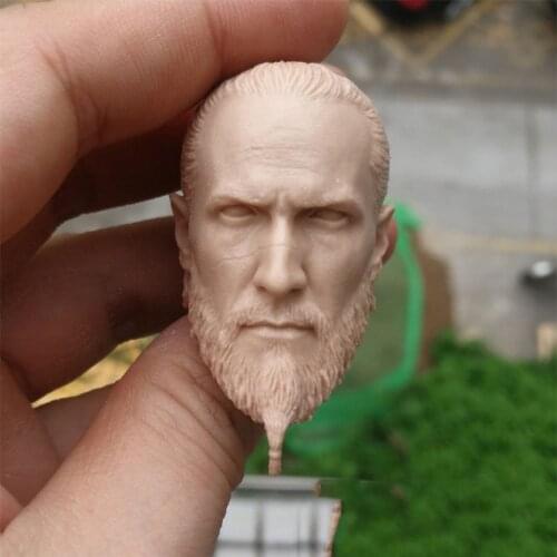 1/6 Scale Latest Style Viking Male Unpainted Head for 12''Action Figures Bodies