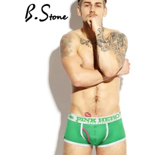 4pcs Pink Heroes Men Underwear Boxers Cotton Cartoon Print Men Boxer Underwear Lingerie Gay Sexy Men Shorts Boxer Cuecas Panties