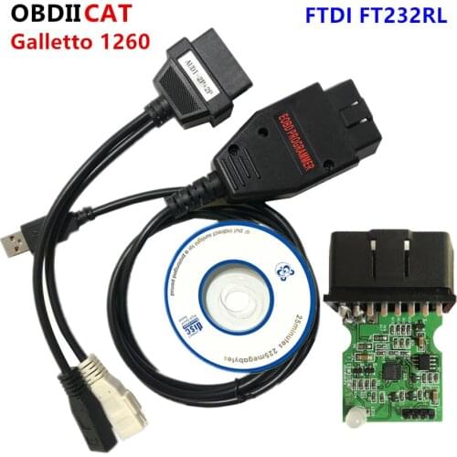 Newest Galletto 1260 ECU Chip Tuning Tool EOBD2 Programmer GALLETTO 1260 EOBD OBD2 OBDII Flasher Galletto1260 ECU Flasher