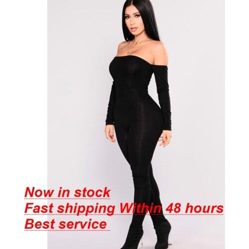 NEW Womens Off Shoulder Clubwear Playsuit Bodycon Party Jumpsuit Romper Trousers