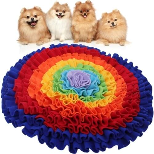 Snuffle Mat for Pet Dogs Slow Feeding Mat Food Dispensing Dog Sniffing Treat Foraging Training Pad Puppy Puzzle Toys Pet Supply