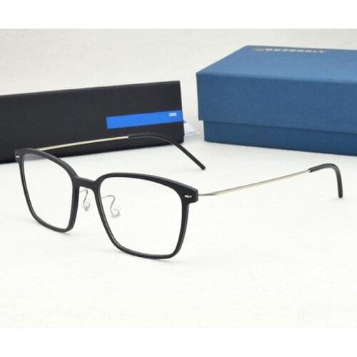 Brand Titanium Square optical glasses frame Women 2020 TR90 myopia computer Square eye glasses frames for men Denmark spectacle