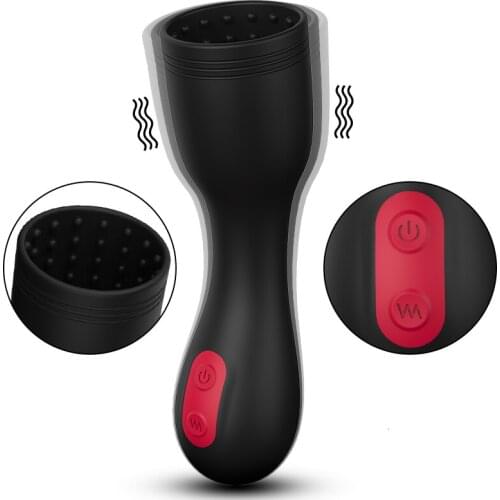 Ghost Exerciser Vibrator Sex Toys For Men Penis Male Masturbator 9 Modes Delay Ejaculation Trainer Glans Trainer Adult Product
