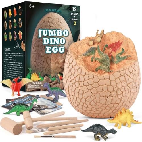 Educational Toy Giant Dinosaur Egg Archaeological Excavation Set Dinosaur Egg Toy