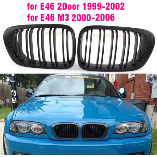 Front Kidney Grill For BMW 3 Series 1999-2002 E46 M3 323 i/is 325Ci 328 i/is/Ci 330Ci 2 Doors Grilles