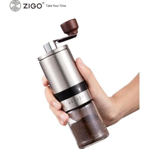 Manual Coffee Portable Grinder Adjustable Ceramic Coffee Bean Mill Stainless Steel Kitchen Mills Tools Small Household Grinder