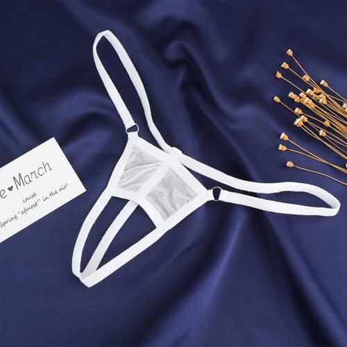 1pc Sexy Bikini T-Back Bandage Knickers Open Crotch Crotchless Women Thongs Erotic G Strings Lingerie Panties Briefs Underwear