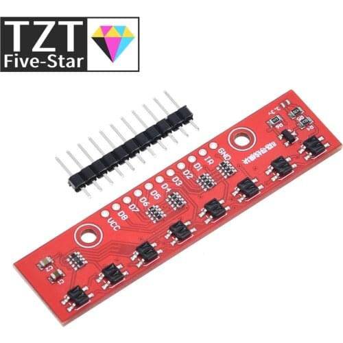 Tracking Module Infrared Detection Sensor Module DIY For Arduino 8-Channel Infrared Detector Hunt Module 8bit Sensor Module