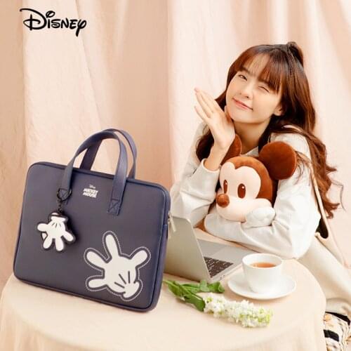 New2021 Disney Mickey Laptop Bag Case Notebook Sleeve Waterproof Bag for Macbook Air Pro 13 14 15 For Dell Acer Asus HP Handbag