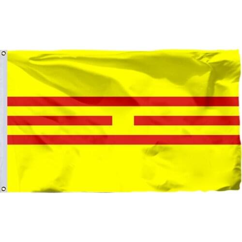 South Vietnam Empire 1945 Flag 90x150cm 3x5ft Banner 100D Polyester