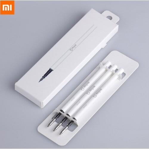 Original Xiaomi Mijia Refills for Xiaomi Sign Pens Replaceable Refills Smooth Switzerland Refill Japan Black Ink For Mi Pens
