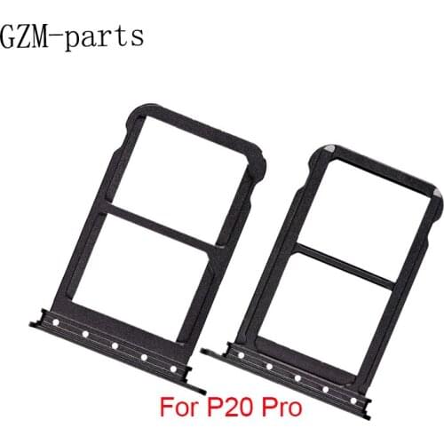 GZM-parts Dual SIM Card Tray Holder Slot Adapter Socket Reader Repair Parts For Huawei P20 Lite P20 Pro P20