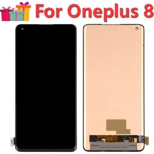 AMOLED Original 6.55" For OnePlus 8 LCD Display Touch Digitizer Screen Assembly IN2013 IN2017 IN2010 IN2019