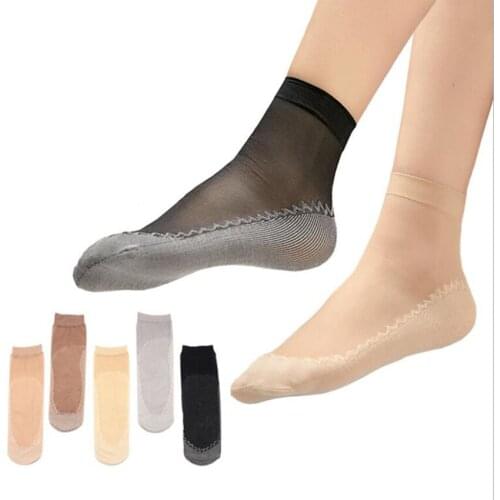 1 Pair Foot Care Short Stockings Velvet Cotton Non-slip Massage Socks For Girls Ladies Soft Anti Fatigue Elastic Sock Supplies