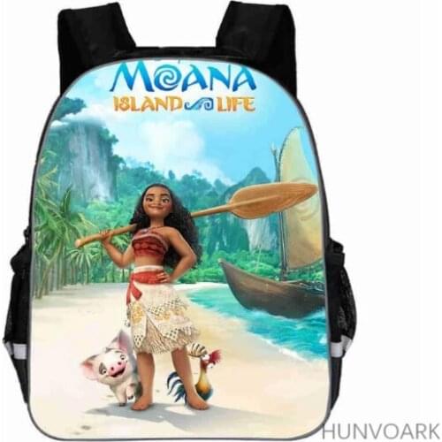 11/13/16 inch Moana Baby Cartoon Backpack For Boys Girls Cute Children Lovely Schoolbag Book Bag For Kindergarten