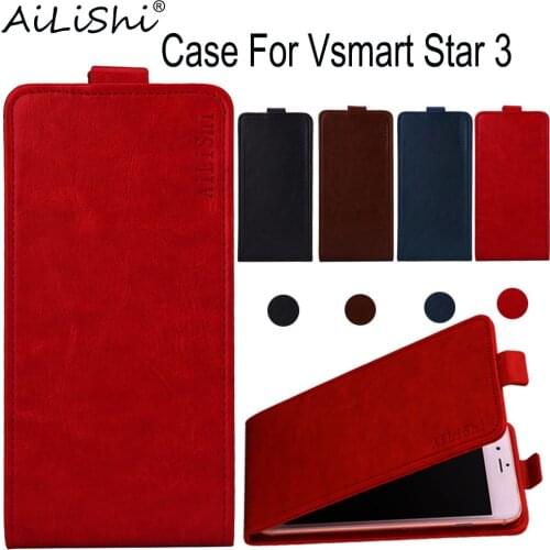 AiLiShi Case For Vsmart Star 3 Luxury Flip Top Quality Leather Case Vsmart Exclusive 100% Phone Protective Cover Skin+Tracking