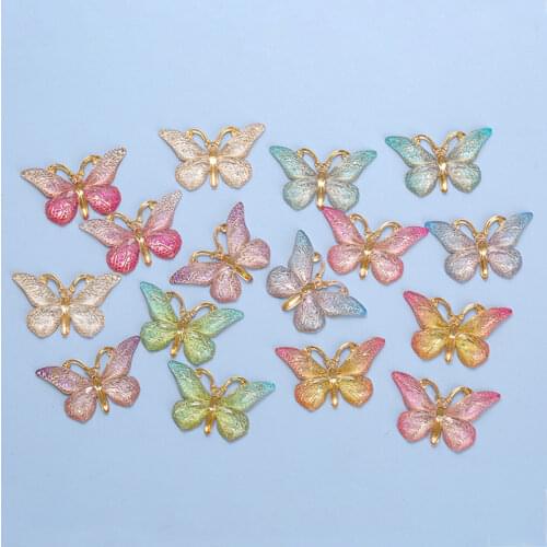 Candy Lollipop Acrylic Accessories Liquid Quicksand Filling Sequins Love Heart Appliques Phone Decor DIY Hair Clips Material 1pc