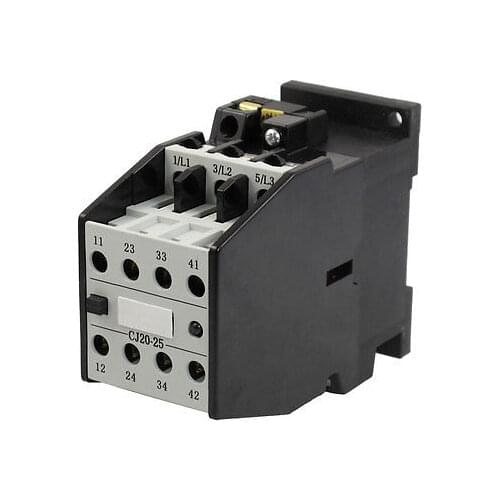 CJ20-25 Motor Control 32A 440V 50Hz Coil 3 Pole 2NO 2NC AC Contactor