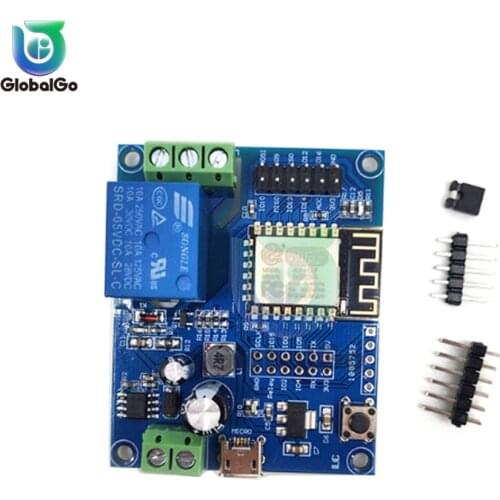 DC5-80V ESP8266 WiFi Single-Channel Relay Module Power Supply ESP-12F Development Board