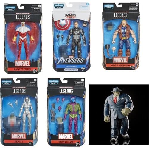 15cm Hasbro Marvel Legends 6-inch Suit Hulk Iron Man Captain America Falcon Action Figure Collection Model Birthday Gifts