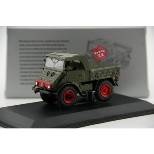 Alloy Toy Model 1:43 Scale Mercedes Benz Unimog U401 Military Off-Road Truck Vehicles Model for Boy Gift,Decoration,Collection