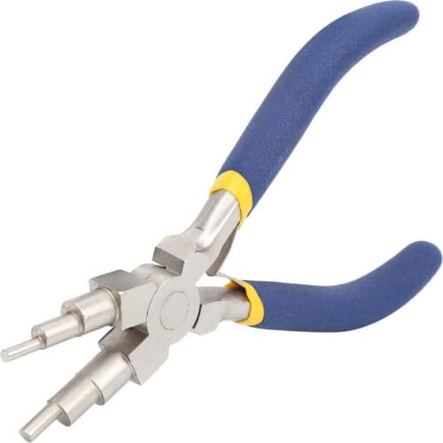 Tijeras cutter Jewelry Pliers Anti‑Rust 6 In 1 Round Tip 6‑Section DIY Manual Winding Modeling Tools tesoura Hand Tools