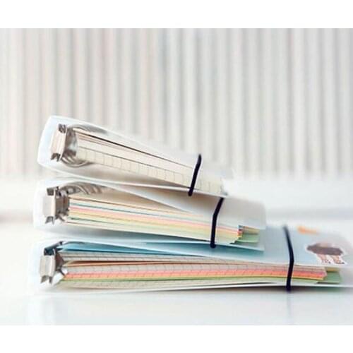 A5 A6 A7 PP Matte Transparent Holes Loose Leaf Notebook Case Inner Page Notebook Notepad Sheet Shell Cover School Supplies