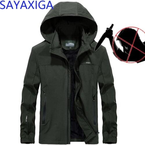 Self Defense Anti-Cut Jacket Men Anti Stab Clothing Anti-Knife Cut Resistant Fleece Hooded outfit Stealth Soft Stab jackets coat