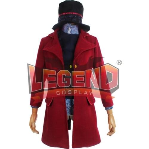 Charlie and the Chocolate Factory Cosplay Willy Wonka Costume cosplay outfit custom made