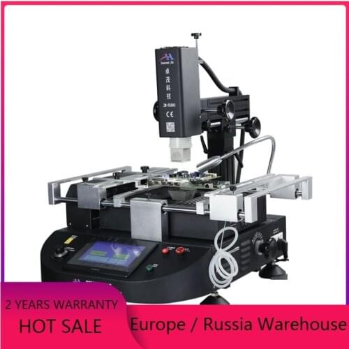 220V Zhuomao ZM-R5860 BGA Rework Station Soldering Machine 3 Zones 4800W 220V for Laptop Chip Repair