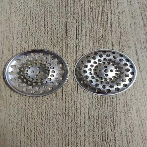 50mm headphone Shell Headset driver Protective Cover Grill Mesh Earphone Repair Parts Metal Case For Headphone Speaker Unit 2pc