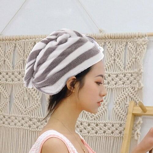 New Magic Hair Fast Drying Towel Hat Microfiber Quick Dry Cap Turban For Bath Shower Pool Machine Washable