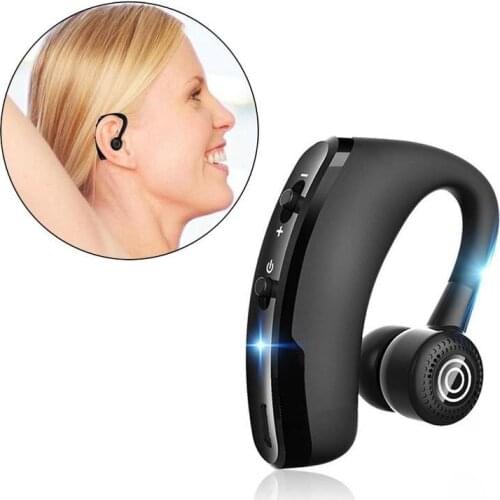 V9 CSR Handsfree Wireless Bluetooth Earphones Headphones Noise Reduce Business Headset With Mic Sport Auriculares For Xiaomi