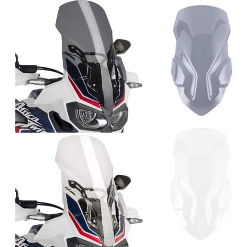 Motorcycle Large Windscreen Windshield Fairing Wind Deflectors Protector for Honda Africa Twin CRF1000L 2016 2017 2018 2019