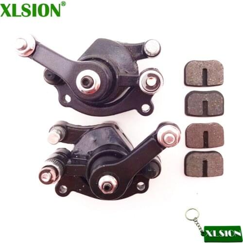 XLSION Front Rear Disc Brake Caliper Pads For 43cc 47cc 49cc Chinese Mini Moto Kids ATV Quad Minimoto Dirt Pocket Bike Gas