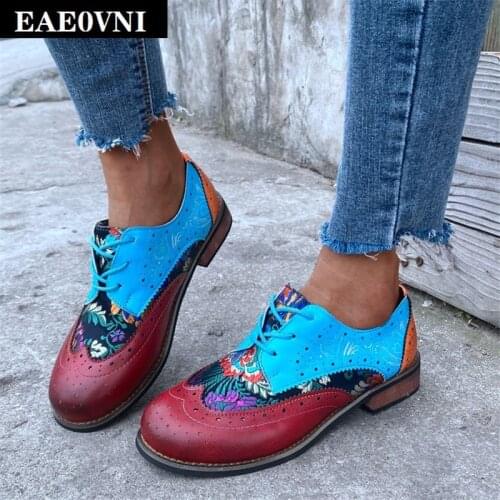 Womens Shoe 2021 New Womens Single Shoe Round Head Low Top Shoe 3D Printing Fashion Foreign Trade Womens Single Shoe