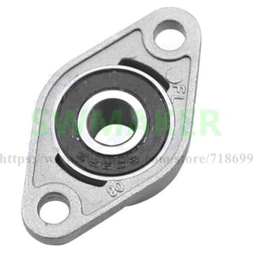 1pcs KFL08 Pillow Block Bearing Flange Rhombic Bearings 8mm Bore for 3D printer parts