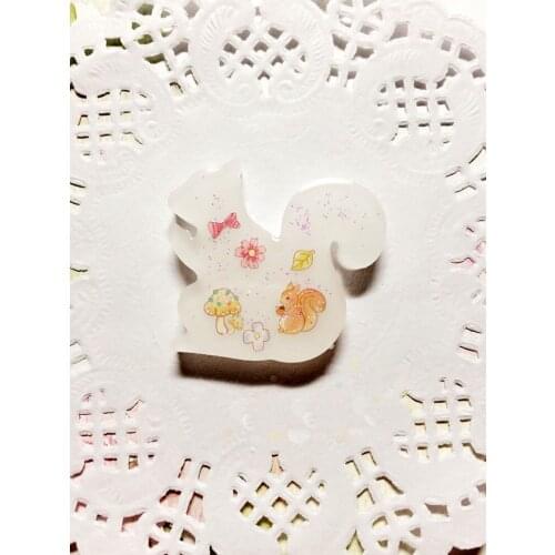 1Pcs squirrels Liquid silicone mold DIY resin jewelry pendant necklace pendant lanugo mold resin molds for jewelry