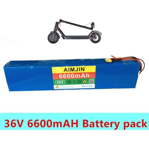 2021 100% 36V 6600mAh Scooter Battery Pack For Xiaomi Mijia M365, Electric Scooter accessories, BMS Board For Xiaomi M365