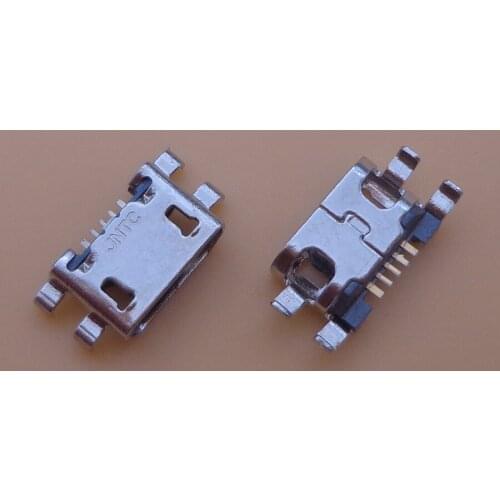 2pcs/lot for ZTE Q5 Q7 New Mini Micro USB jack socket connector charging port replacement repair parts 5pin female