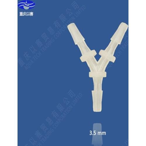 3.5mm Y plastic pipe connector,hose connector,pipe fittings