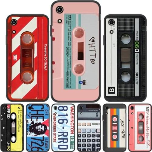 Retro Cassette Tape Phone Case For Huawei Honor 8X Cases For Honor8X Max 8C 8 Pro Play 8A 4 3 4T 7X 6X 6C 6A Silicone Back Cover