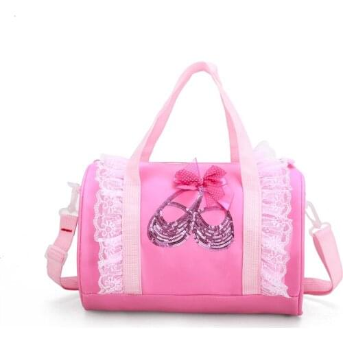 Girls Ballet Dance Bag for Kids Dancing Bag Children Ballerina Dancing Handbag Waterproof Dual-use Backpack