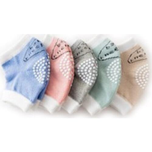 Kids Non Slip Crawling Elbow Infants Toddlers Baby Accessories Smile Knee Pads Protector Safety Kneepad Leg Warmer Girls Boys