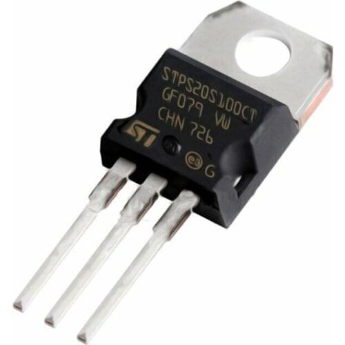STPS20S100CT 100V 20A Schottky Diode - Pack of 5