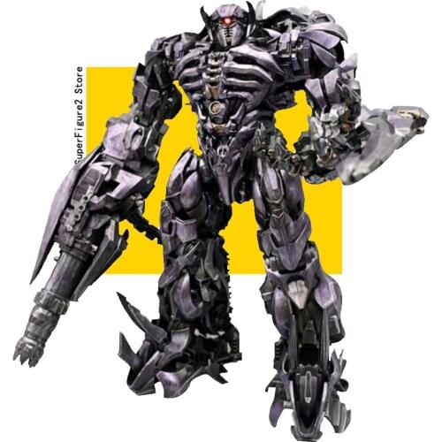 Transformation Action Figure Zeus Magia ZS01 ZS-01 Alloy Shockwave Model Oversize 35cm SS Deformation Car Robot Giocattoli